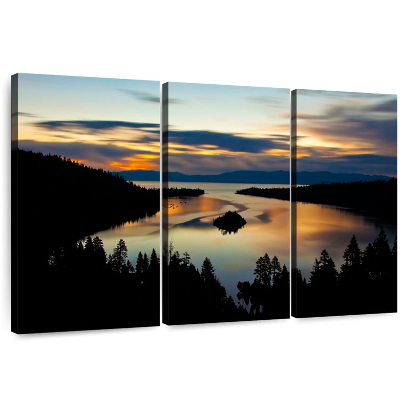 Alvord Emerald Bay au lac Tahoe, H 24 po x l 38 po
