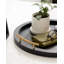 Round Ottoman Tray with Metal Handles-485116405