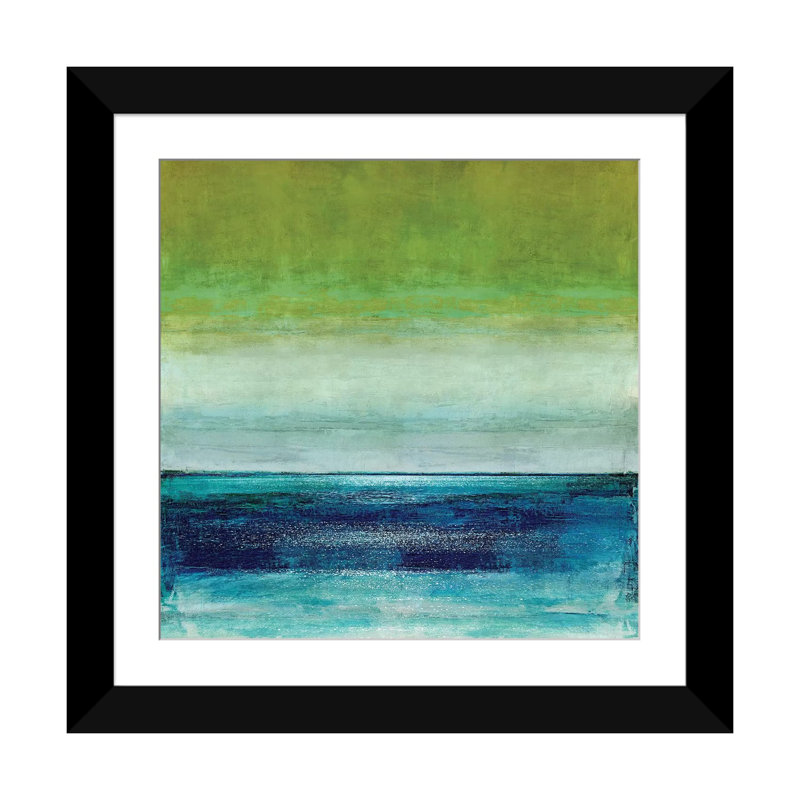 « musing », reproduction d’art sur toile tendue, H 24 po x l 24 po x P 1 po, Papier d'art encadré noir, Blanc