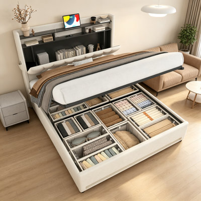 Upholstered Ottoman Bed
