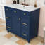 Ensemble de meuble-lavabo simple en bois avec comptoir d'évier Tamera-1317118199