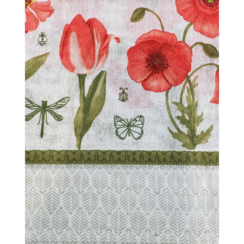 Apolo Floral Cotton Blend Tablecloth