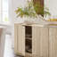 Hollis 59" Travertine Sideboard In Travertine