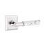 Emtek Select Passage Leverset, Quincy Rosette, T-Bar Stem, Green Marble Handle, RH-5.875" W x 5.875" L-1913798137-1913798131