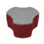 Table de repose-pieds revêtue Pro Series de 18 po de hauteur-112985352