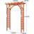 Valmonte 160cm W x 60cm D Solid Wood Arbour in Wood