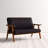 51.2'' Faux Leather Settee