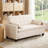 Oxford 60.24-inch sofa bed 3-in-1 convertible sofa bed, cushion sofa with pull-out bed, 2-seater sofa with pockets, adjustable backrest and pillow living room apartment (button tufting)-775683540-775683539