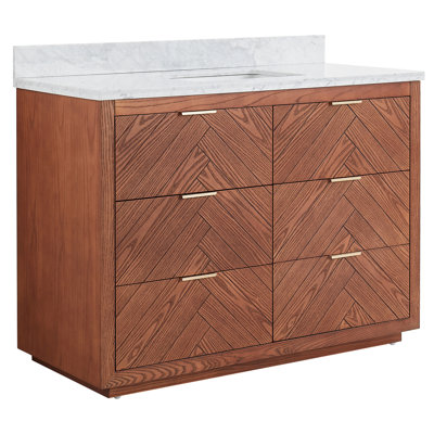 Cavit 48'' Single Bathroom Vanity with Marble Top