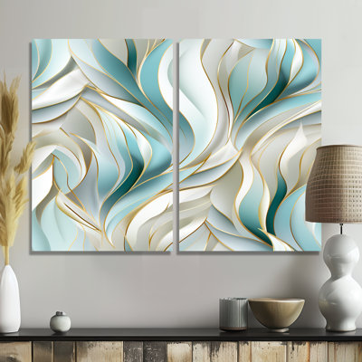 «Green and White Sparkling Dazzle Glamour», impressions sur toile vertes