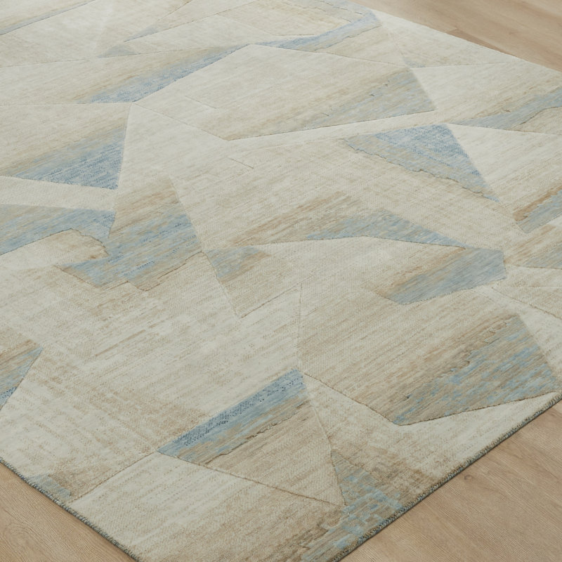 Wool Area Rug, Rectangle 3'6" x 5'6"
