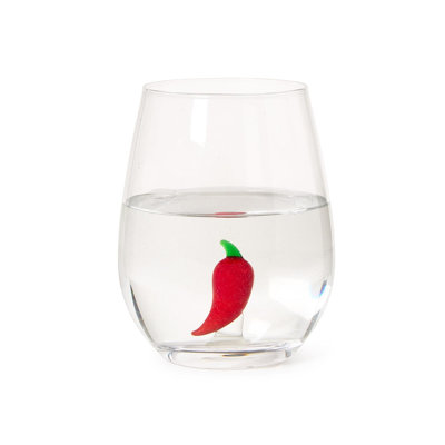 Verre à vin sans pied Red Chili Pepper