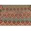 Tapis oriental à motif treillis Kilim 8 x 10