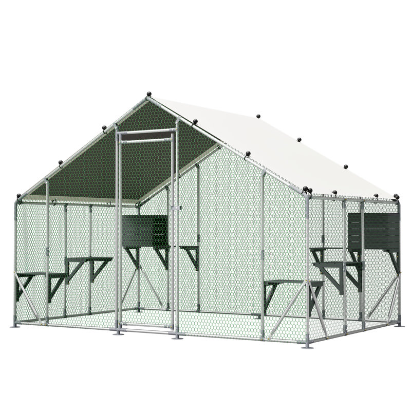 Cage pour chat en métal 3x2 M, H 80 po x l 80,6 po x P 122,2 po