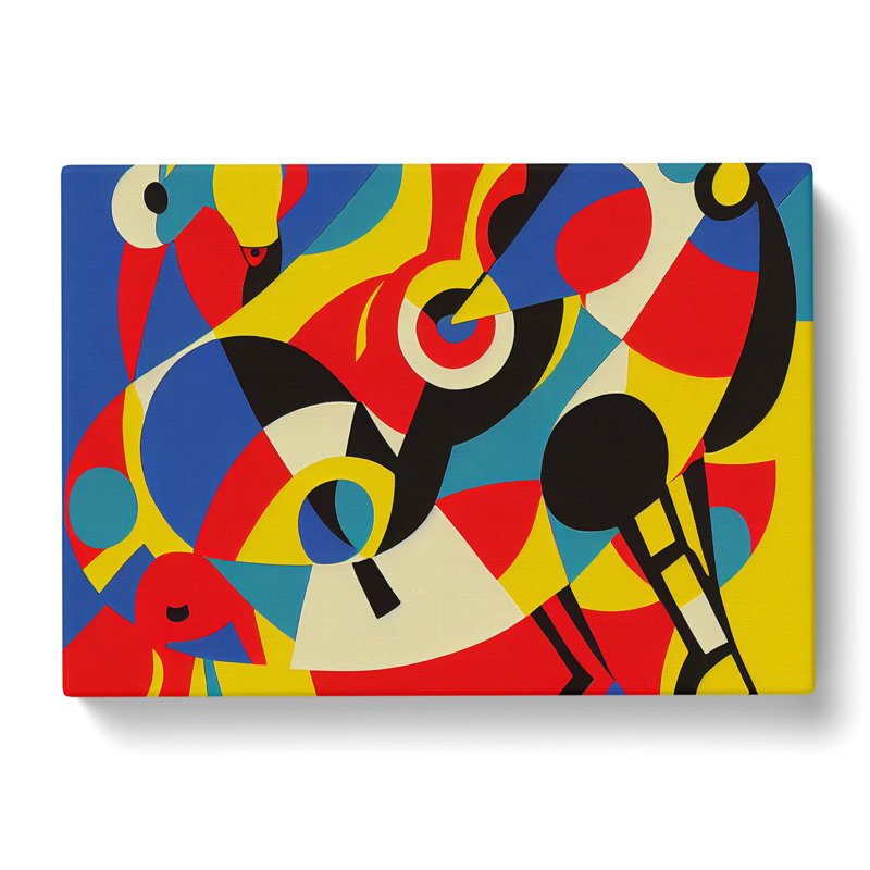 Blossoming Abstract Art - Wrapped Canvas, 40cm H x 60cm W x 3cm D