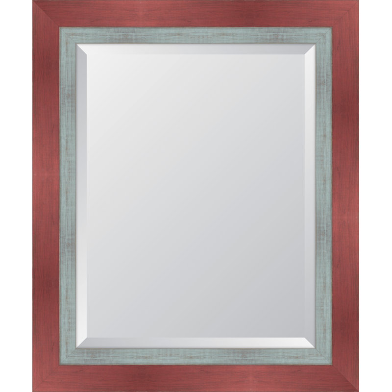 Miroir mural, H 34 po x l 28 po, Épice d'automne
