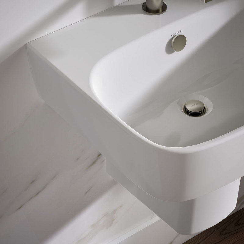 Lavabo de salle de bain mural ModernLife ™, Simple