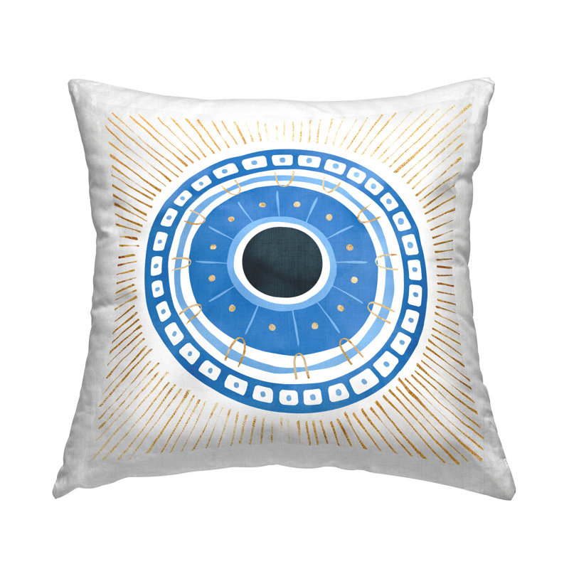 Motif géométrique à motif géométrique «Evil Eye» imprimé par Ziwei Li