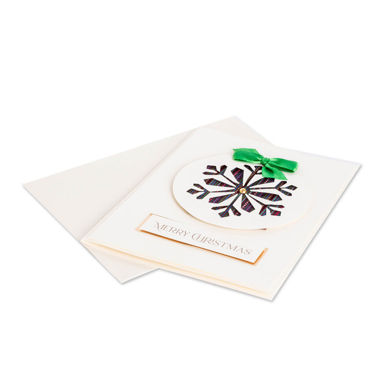 Carte de voeux de Noël «Aisle®», Vert