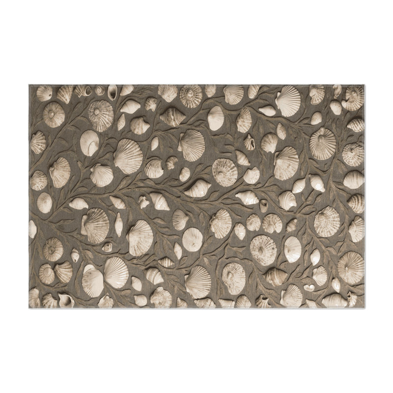 Tapis intérieur et extérieur gris Nature, Rectangle 9 pi x 12 pi