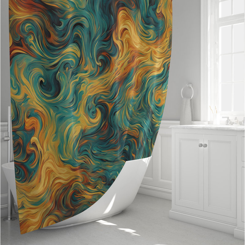 Rideau de douche Tarun, L 70 po x L 93 po