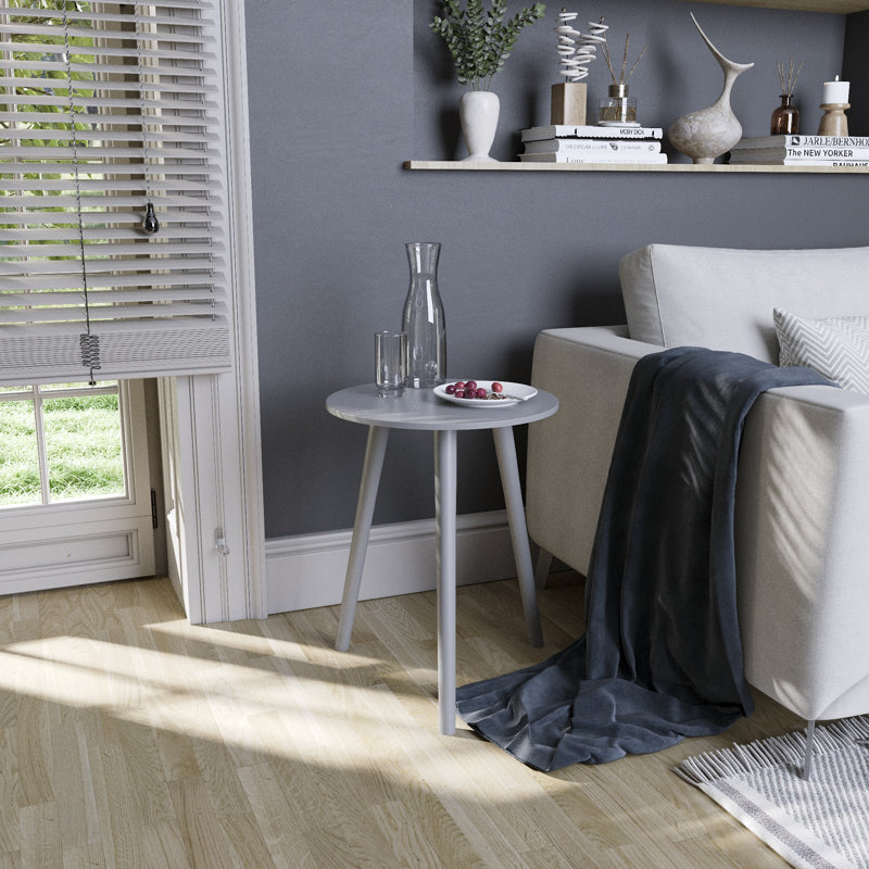 Saana End Table, Living Room Sofa Side Table, Grey