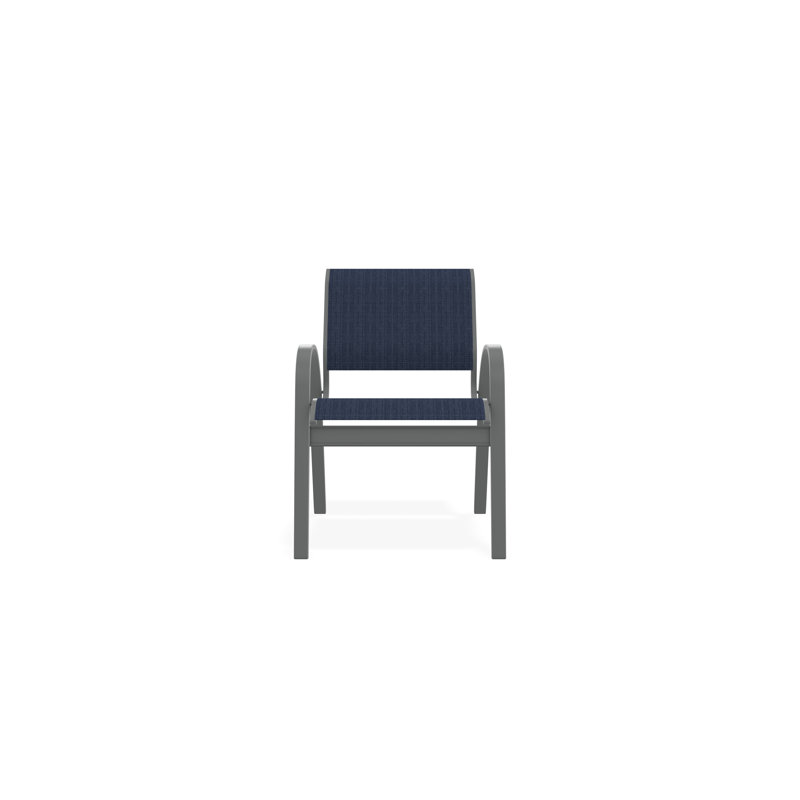 Aruba II Outdoor Dining Chair, Mavi, Graphite