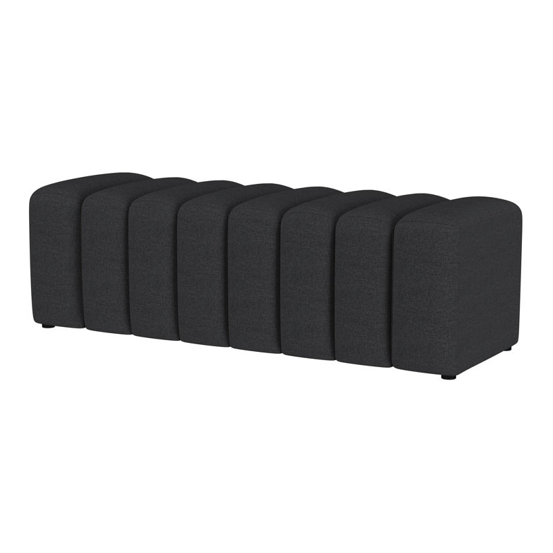 Tissu d'ameublement capitonné en tissu gris anthracite, Gris anthracite