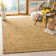 Ferrera Abstract Handmade Flatweave Gold Area Rug