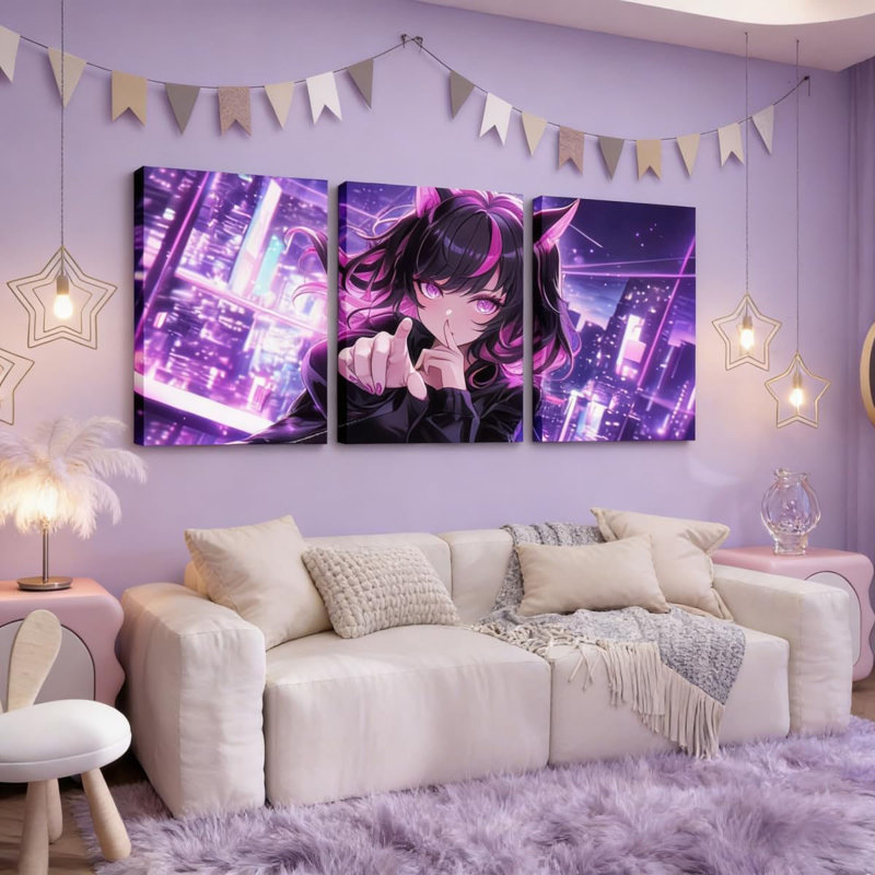 3 Piece Wrapped Canvas Print
