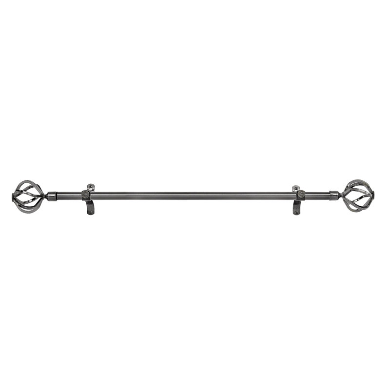 Single Curtain Rod, 66" - 120"