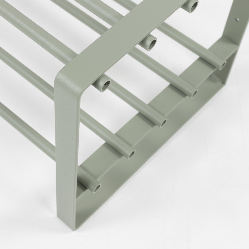8 Pair Shoe Rack, Green
