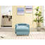 31 futon-lit avec poches latérales - canapé-lit convertible pour le salon, surface de travail, chaise coulissante ajustable, capacité de charge de 330 lb-1275796953