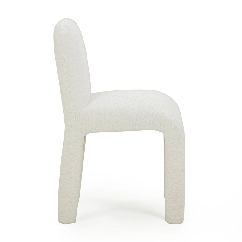 Chaise en chenille Lisa Performance crème, Crème, crème