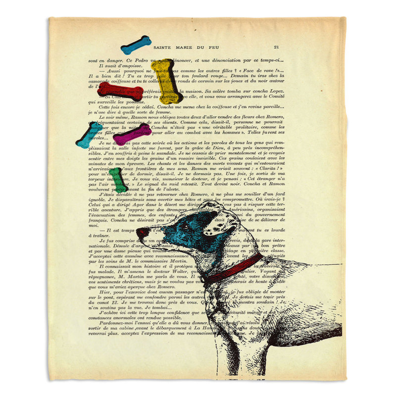  Couverture Jack Russell, 68 po x 80 po