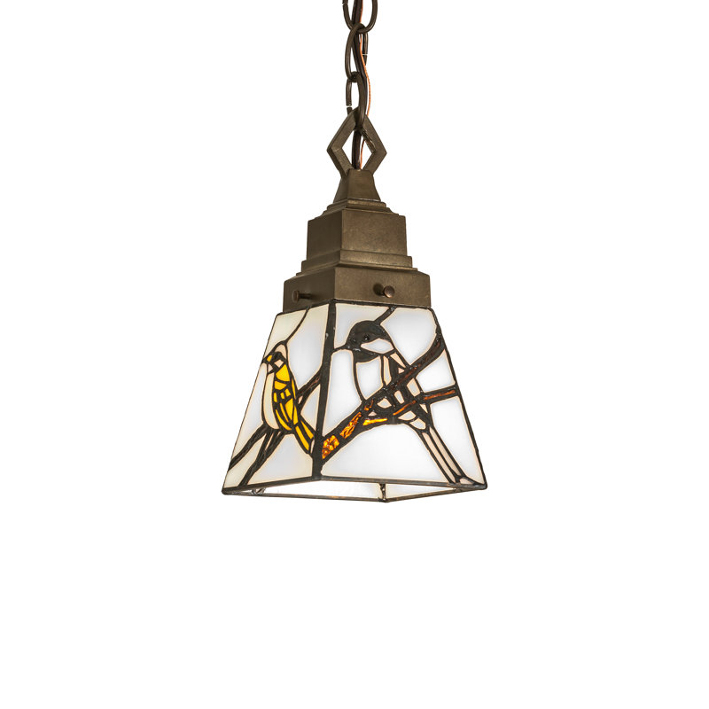 5" Square Backyard Friends Mini Pendant