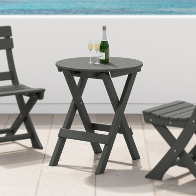 Round Patio Dining Folding Table