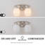 Applique murale 2 lumières pour salle de bain Modern Farmhouse-418813181