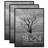 Malaya 3 Pack Lightweight Poster Frames Slide-In Photo Frames with Buildable Molding-706722306