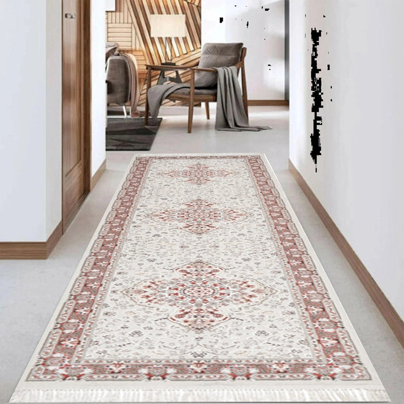 Runner Floral and Oriental Kilim, Pink, Runner 80 x 300 cm