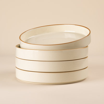  Nebula 4-Piece Stoneware Pasta Bowl Set