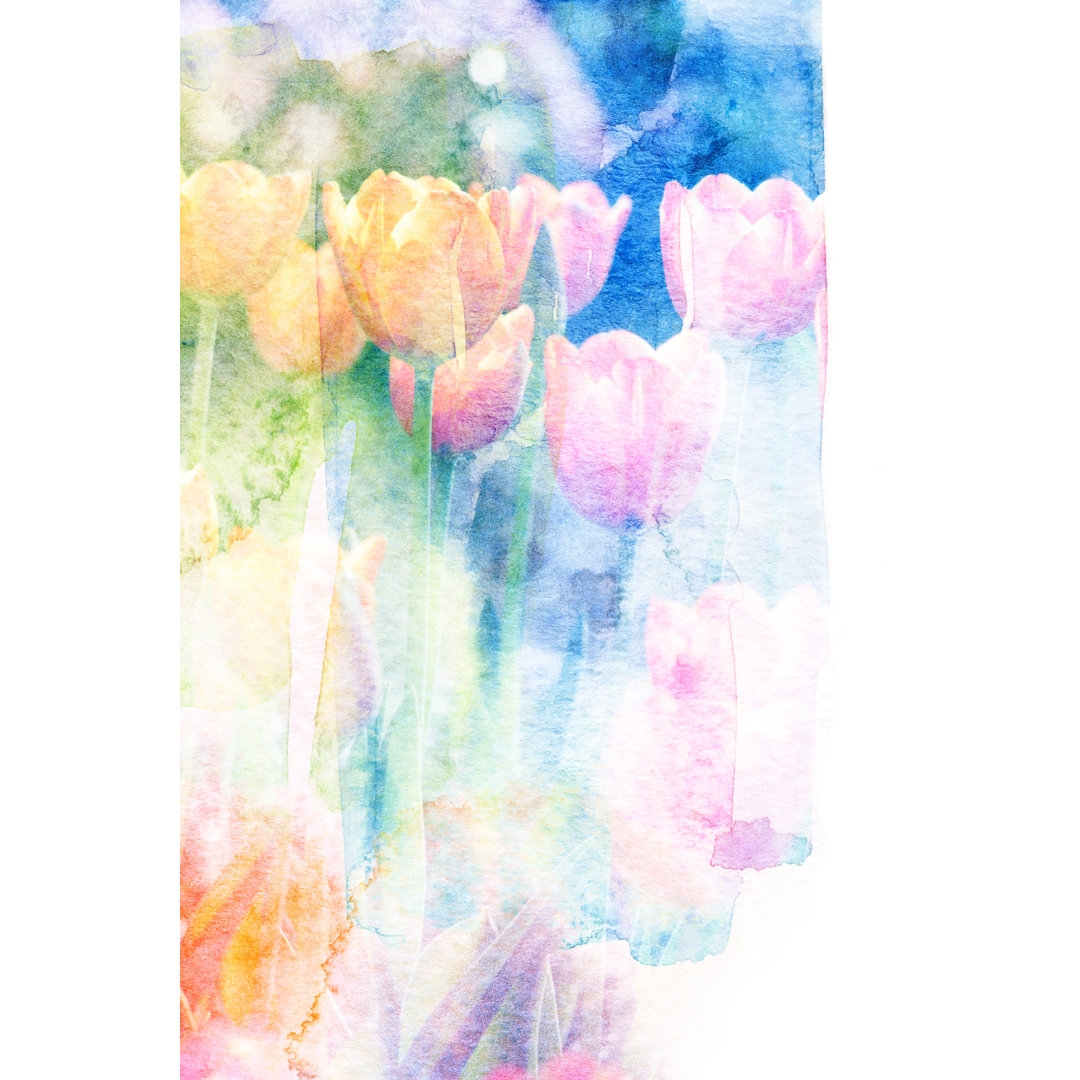 Blume Aquarell Illustration - Druck