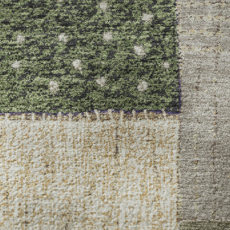 Premium Machine Washable Millbrook AMF1960 Geometric Rug, Rectangle 3' x 5'