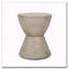 Table d'appoint d'extérieur en béton léger