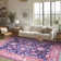 Fillender Washable Soft Vintage Rug Fashion Floral Rug For Living Room Dorm Decor