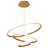 Dado 3 - Light LED Tiered Chandelier-1935623878-1884907211