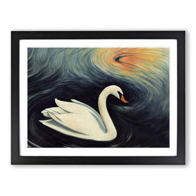 Showstopping Swan - Single Picture Frame Print