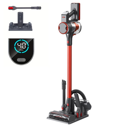 Aspirateur sans cordon enchevêtrement avec affichage IQ, puissant aspirateur balai léger avec base de chargement autoportante - S3 Mate