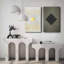 Peinture décorative sur toile (2 pièces)