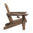 Dalson 5-Piece Plastic Adirondack Chair Set with Side Table and Ottomans-98222882